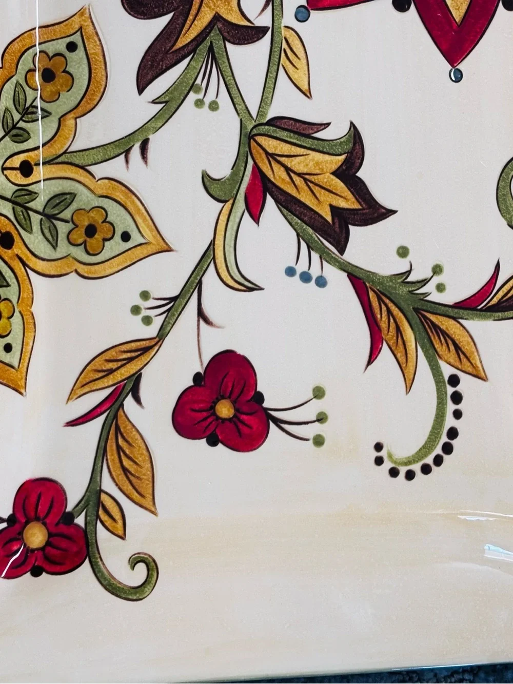 Pier 1 Imports Earthenware Carynthum Chip/Dip/ Serving Dish Bowl Beautiful